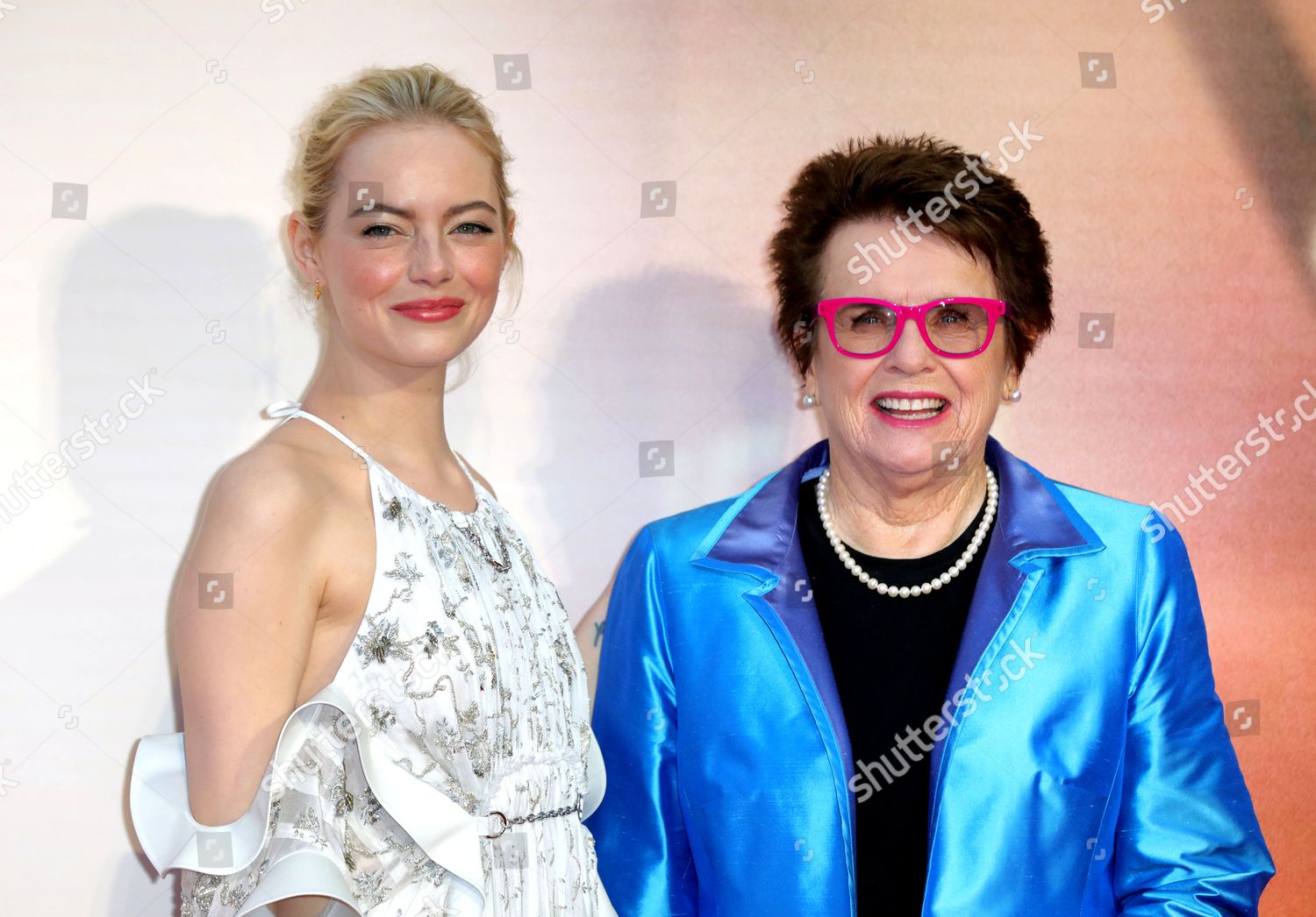 Billie Jean King Emma Stone Editorial Stock Photo - Stock Image