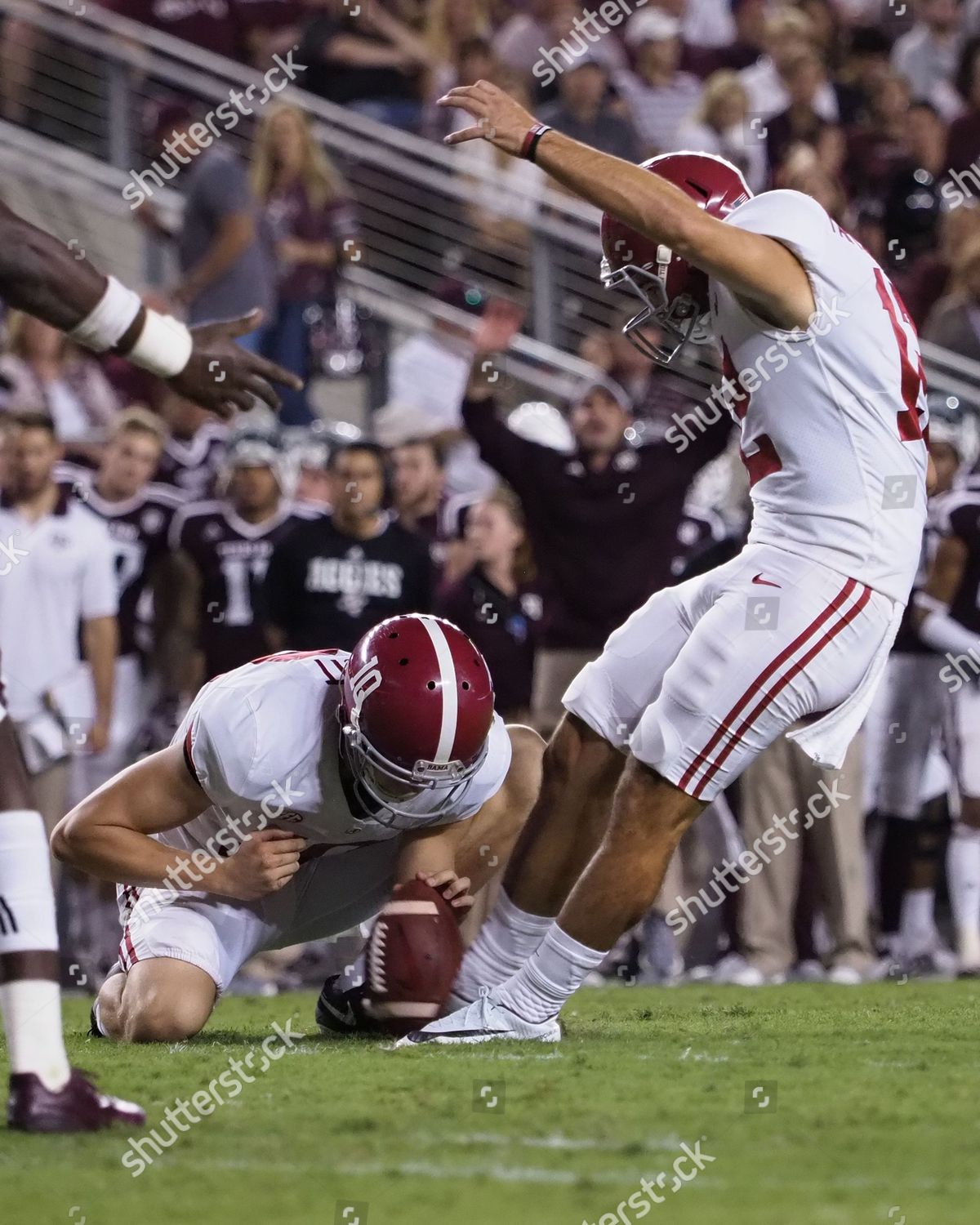 Andy Pappanastos 12 Alabama Crimson Tide Editorial Stock Photo Stock