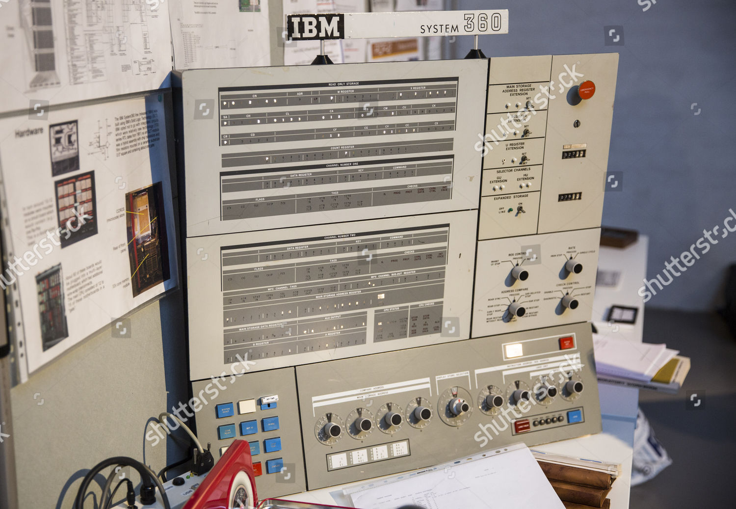 System 360 By Ibm Seen Vintage Computing Editorial Stock Photo Stock Image Shutterstock