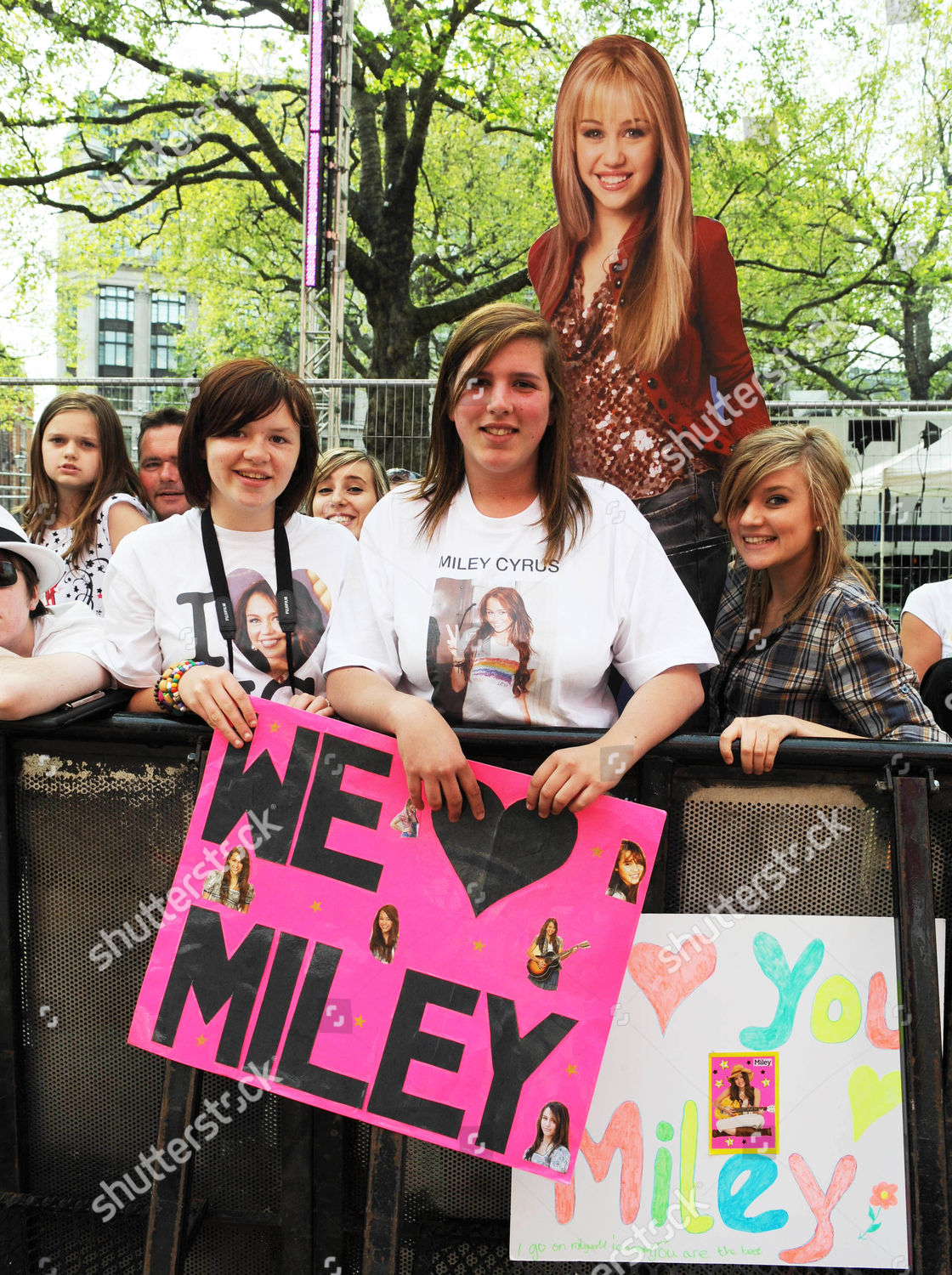 Miley Cyrus Fans Editorial Stock Photo - Stock Image | Shutterstock