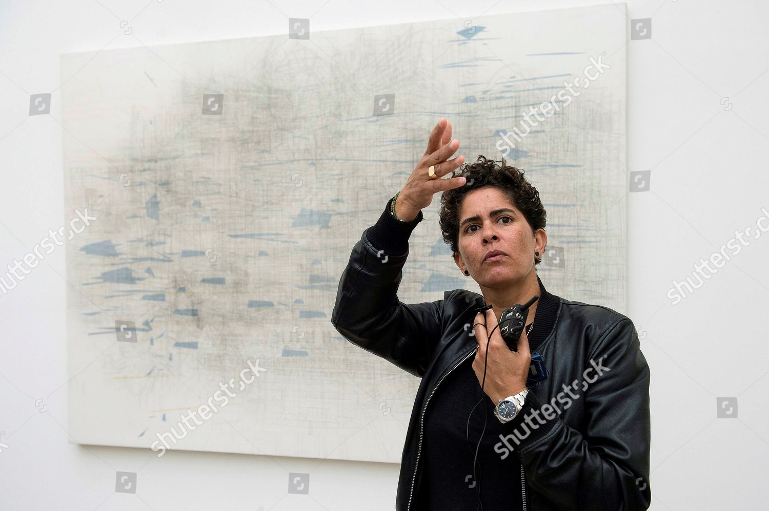 Ethiopian Artist Julie Mehretu Seen Presentation Editorial Stock Photo   Shutterstock 9132819a 