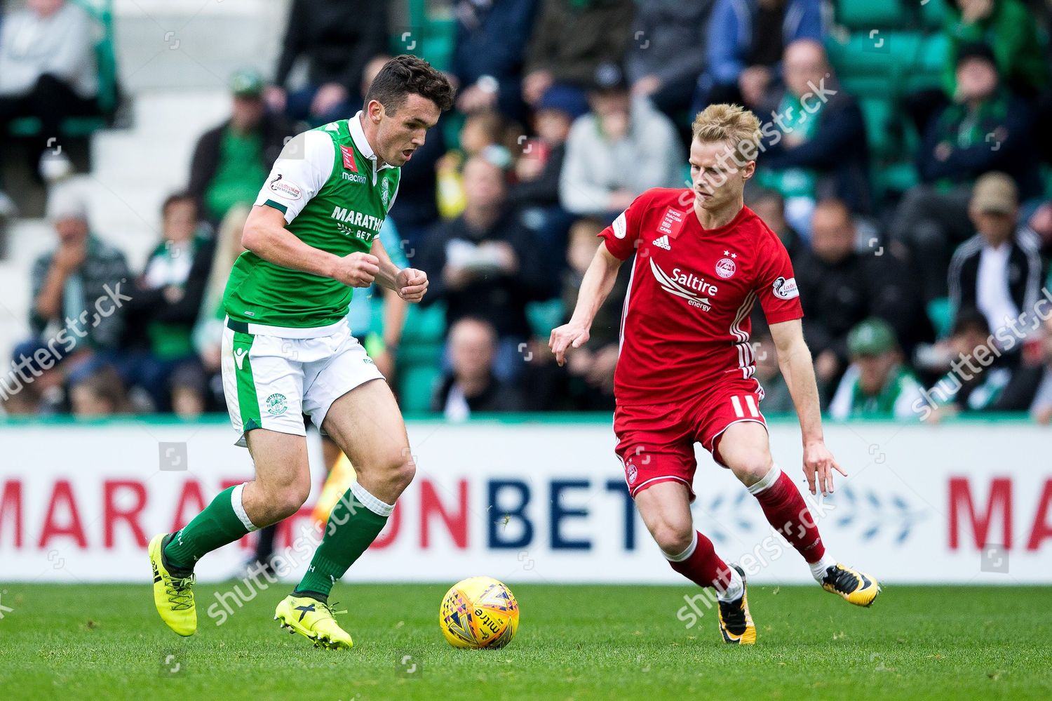 Hibernian Midfielder John Mcginn 7 Looks Editorial Stock Photo - Stock ...