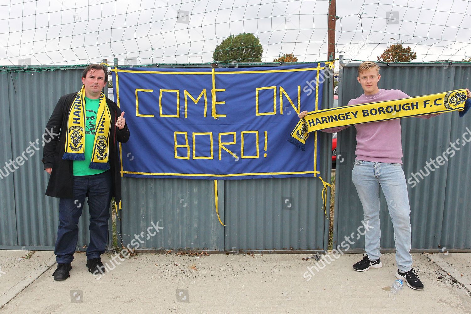 Haringey Fans Prepare Game During Haringey Editorial Stock Photo