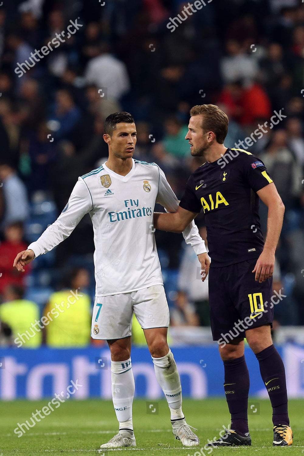 Cristiano Ronaldo Real Madrid Harry Kane Tottenham Editorial Stock Photo Stock Image Shutterstock