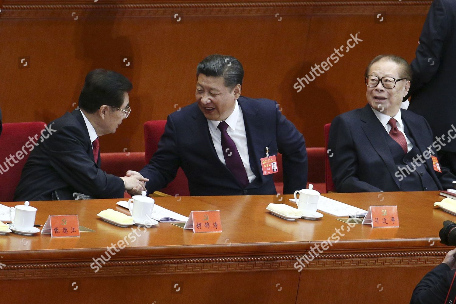 Xi Jinping Hu Jintao Jiang Zemin Editorial Stock Photo - Stock Image ...