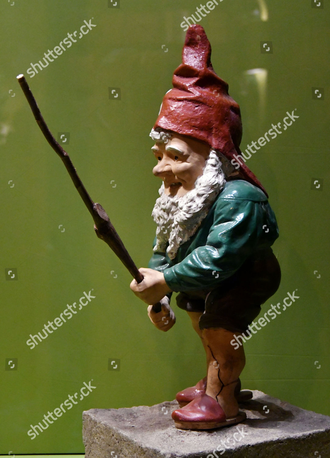 Fishing Gnome By Inventor Garden Gnome August Editorial Stock