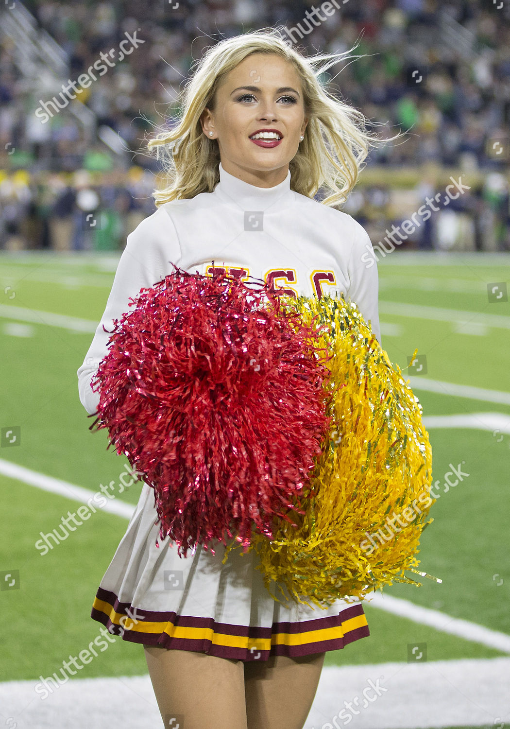 Usc Song Girl Performs During Ncaa Editorial Stock Photo - Stock Image ...