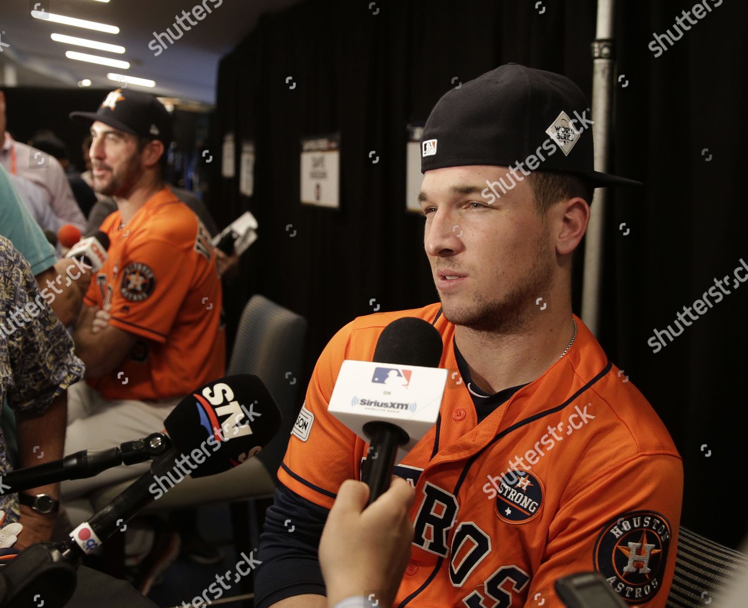 Justin Verlander Alex Bregman Editorial Stock Photo Stock Image