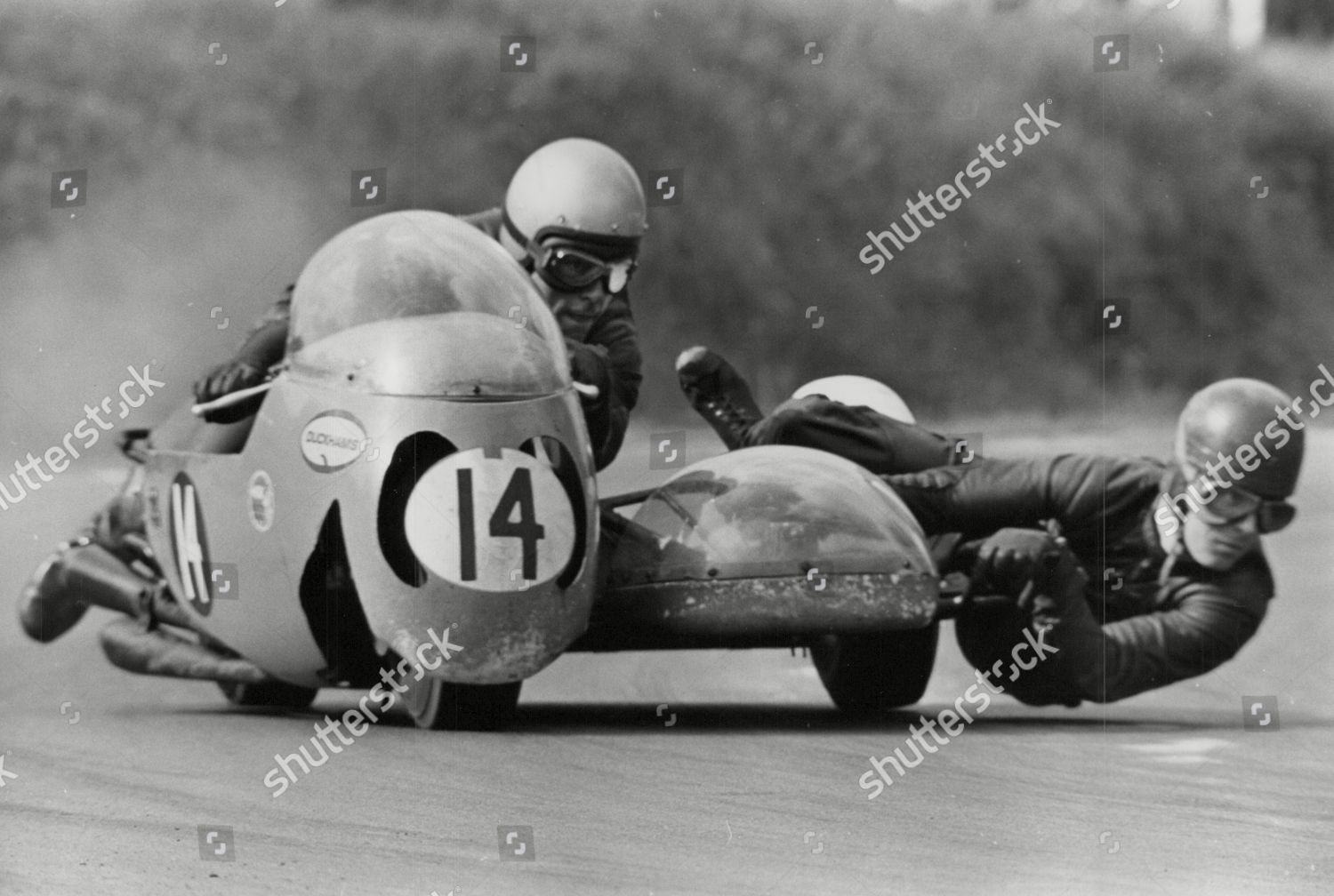 Motorcycle Sidecar Racing Brands Hatch Bill Editorial Stock Photo