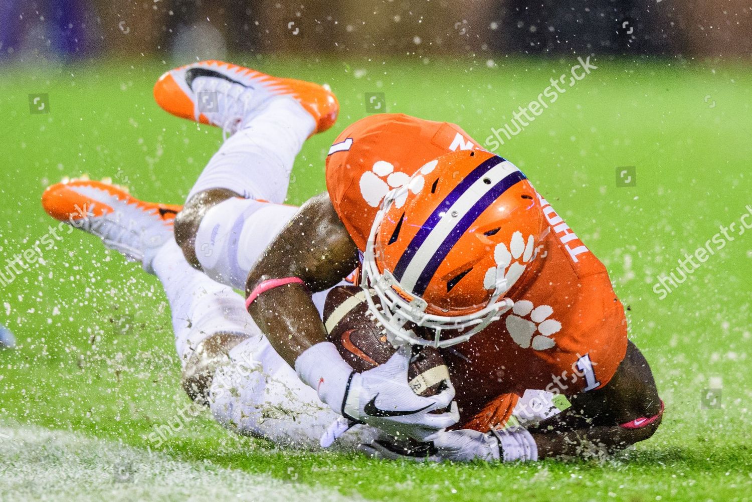 Clemson Wide Receiver Trevion Thompson 1 Editorial Stock Photo Stock