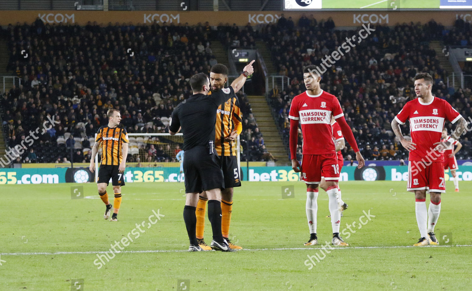 Michael Hector Hull City Shown Red Editorial Stock Photo - Stock Image ...