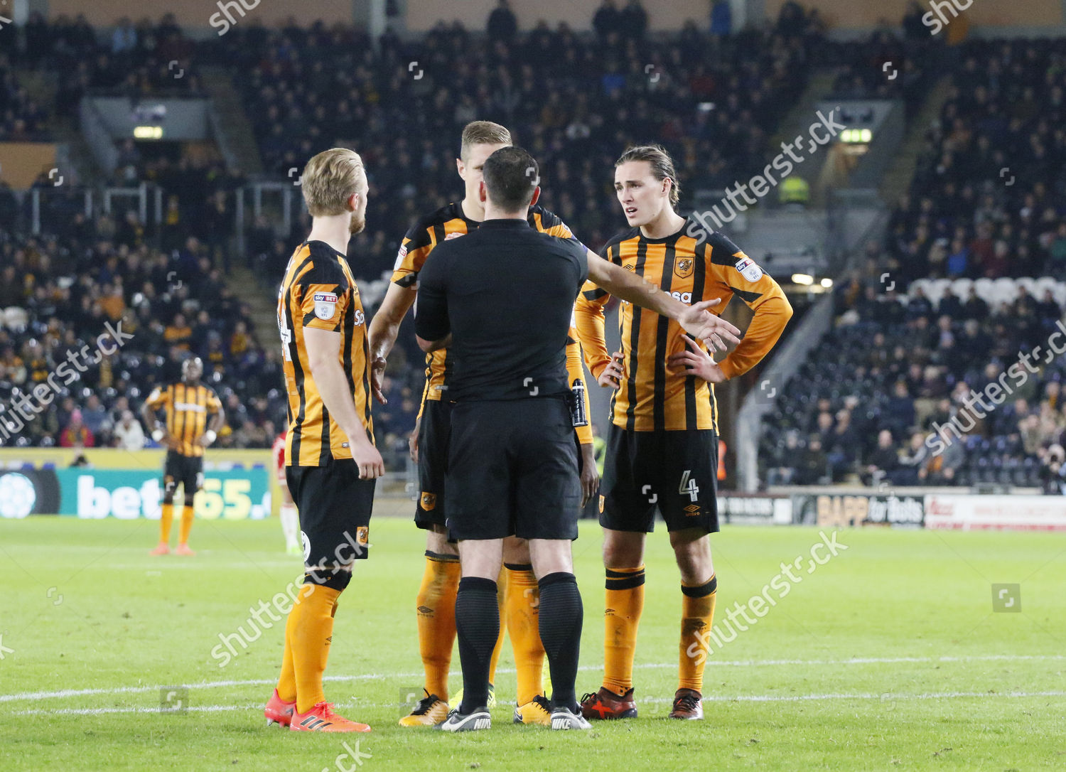 Michael Hector Hull City Shown Red Editorial Stock Photo - Stock Image ...