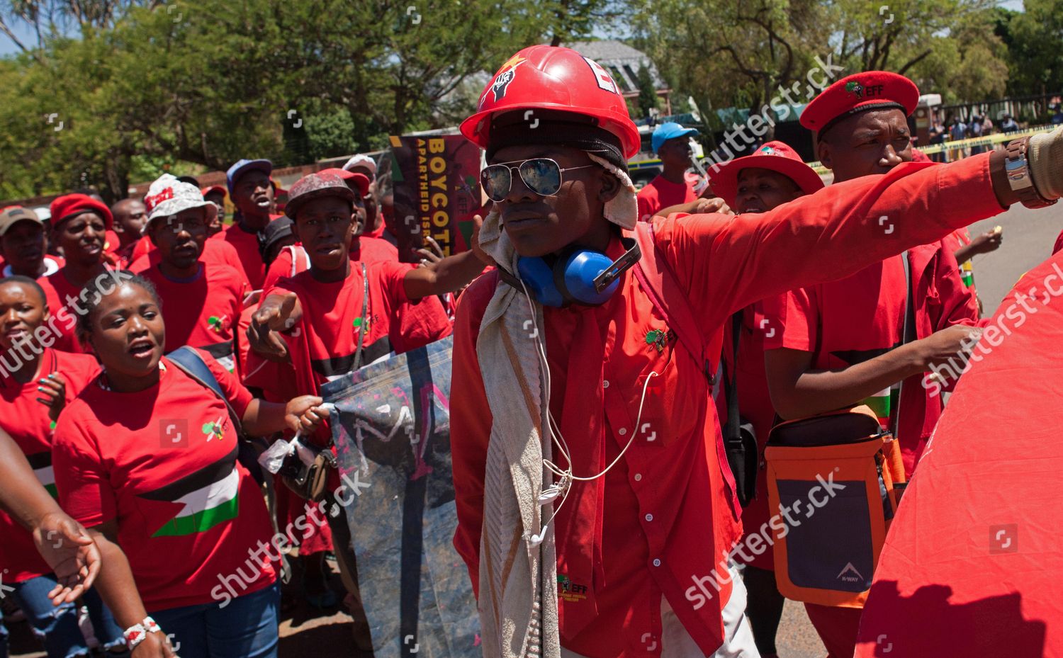Supporters Eff Economic Freedom Fighters During Editorial Stock Photo