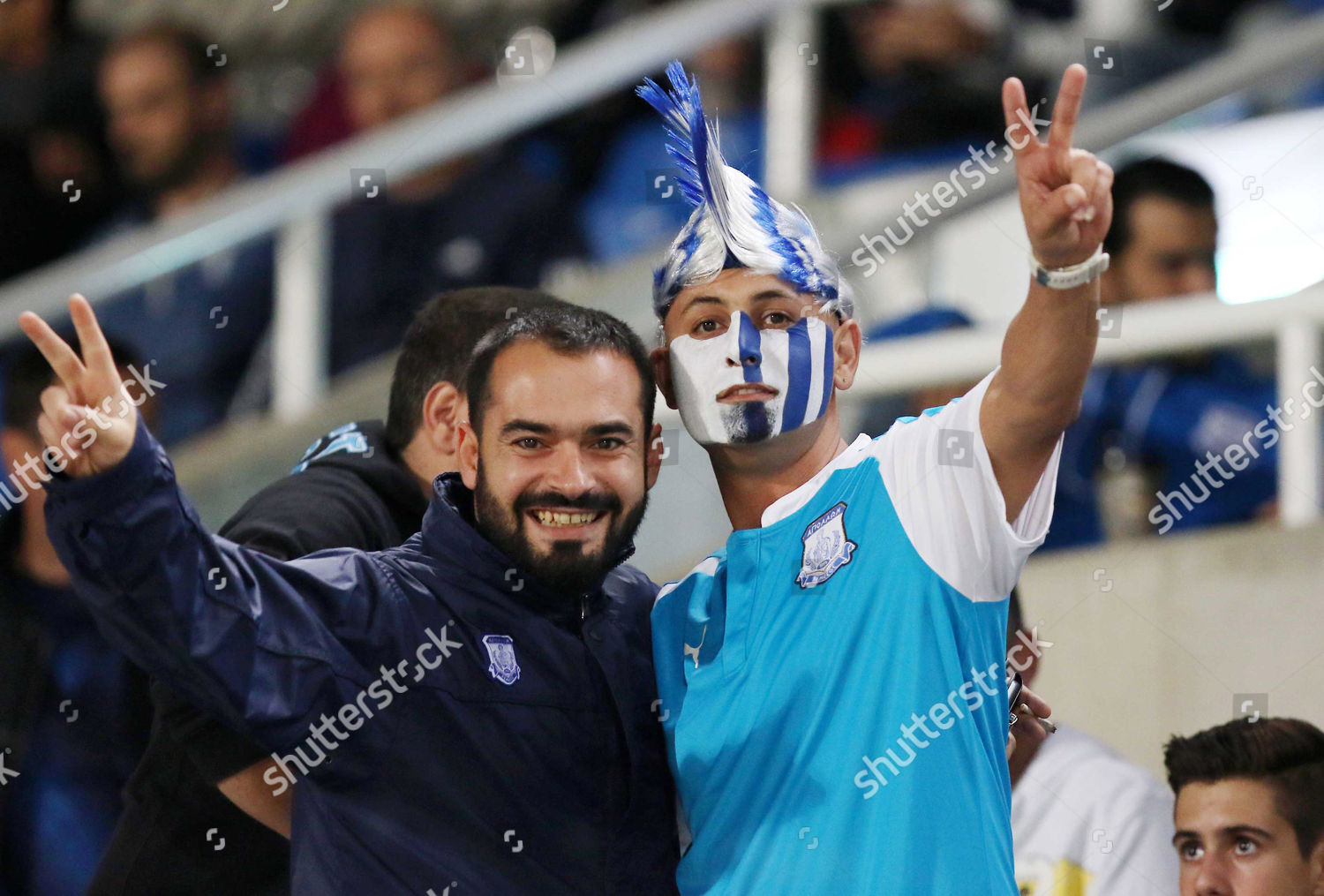 Apollon Limassol Fans Cheer Before Uefa Editorial Stock Photo Stock