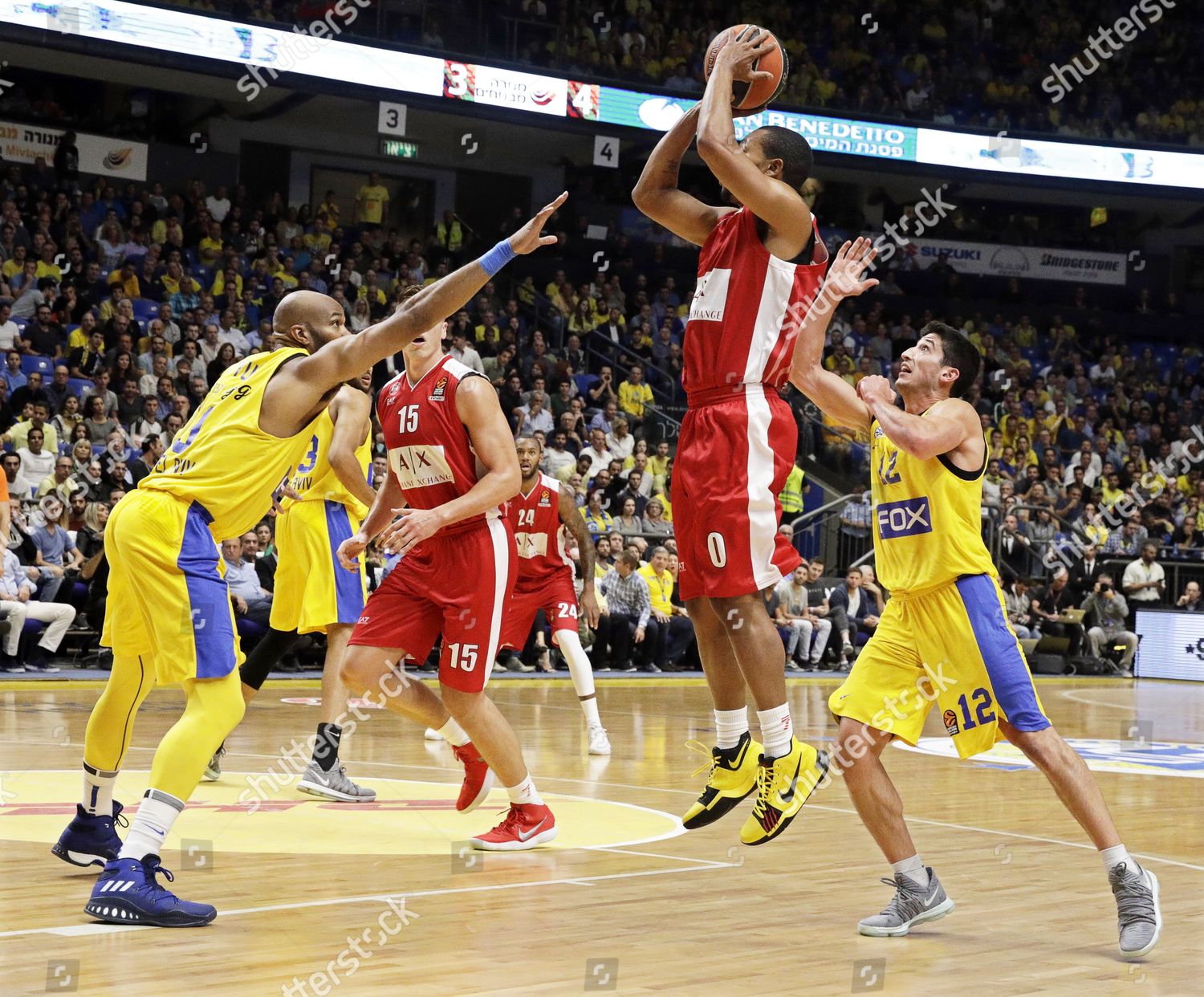 Andrew Goudelock Alex Tyus John Dibartolomeo Editorial Stock Photo ...