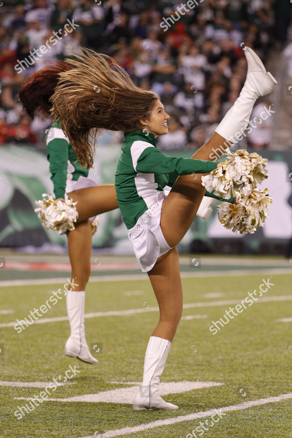 2017 New York Jets Flight Crew Editorial Stock Photo - Stock Image