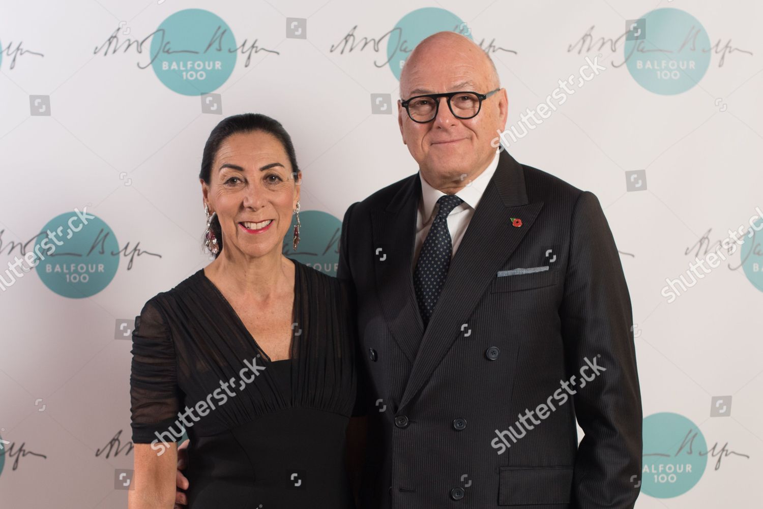 Lloyd dorfman his wife sarah dorfman editorial stock photo stock