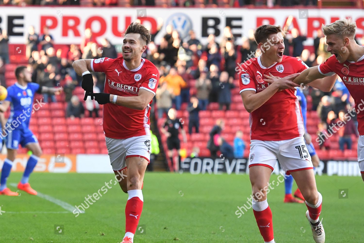 Barnsley Fc Forward Tom Bradshaw 9 Editorial Stock Photo - Stock Image ...