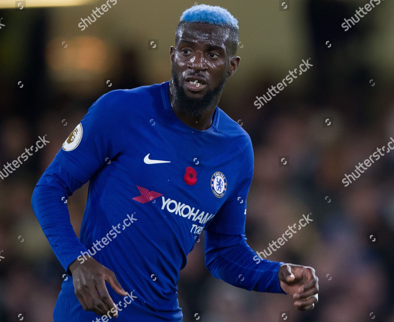 Tiemoue Bakayoko's Blue Hair Stands Out at Chelsea Training - wide 10
