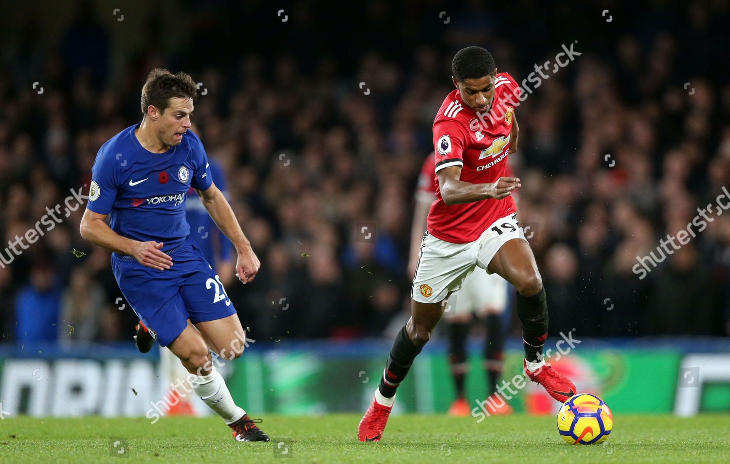 Marcus Rashford Manchester United Breaks Away Editorial Stock Photo ...