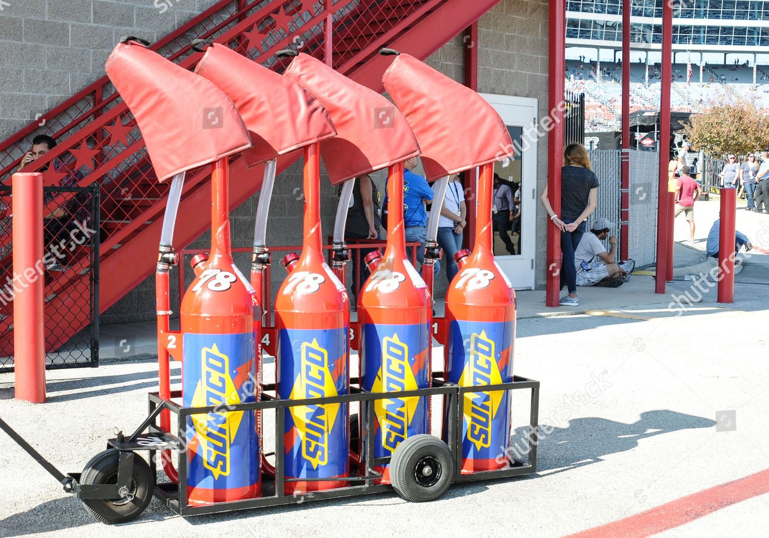 Sunoco Racing Fuel Cans Ready Race Editorial Stock Photo - Stock Image ...