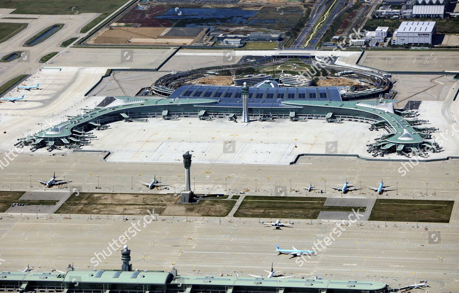 Aerial View Incheon International Airport Incheon Editorial Stock Photo 