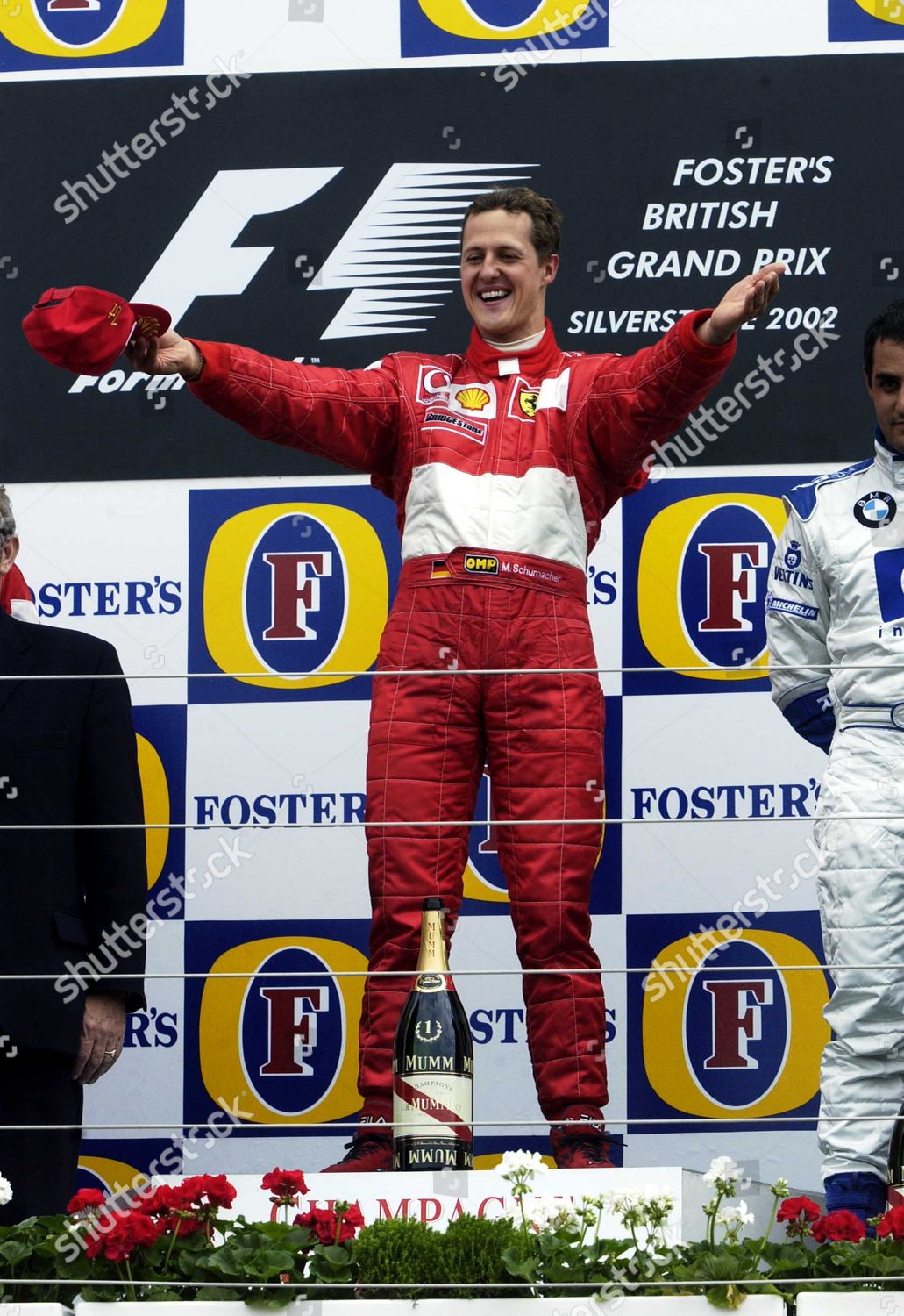 Michael Schumacher Wins Grand Prix Editorial Stock Photo - Stock Image