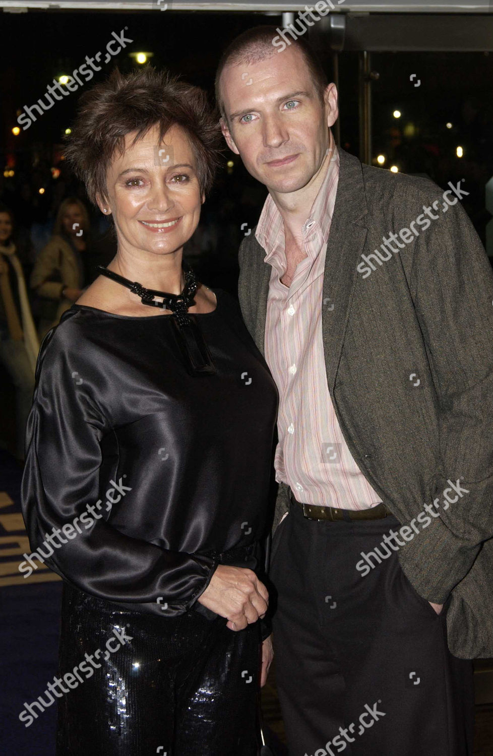 Ralph Fiennes His Partner Francesca Annis Editorial Stock Photo Stock