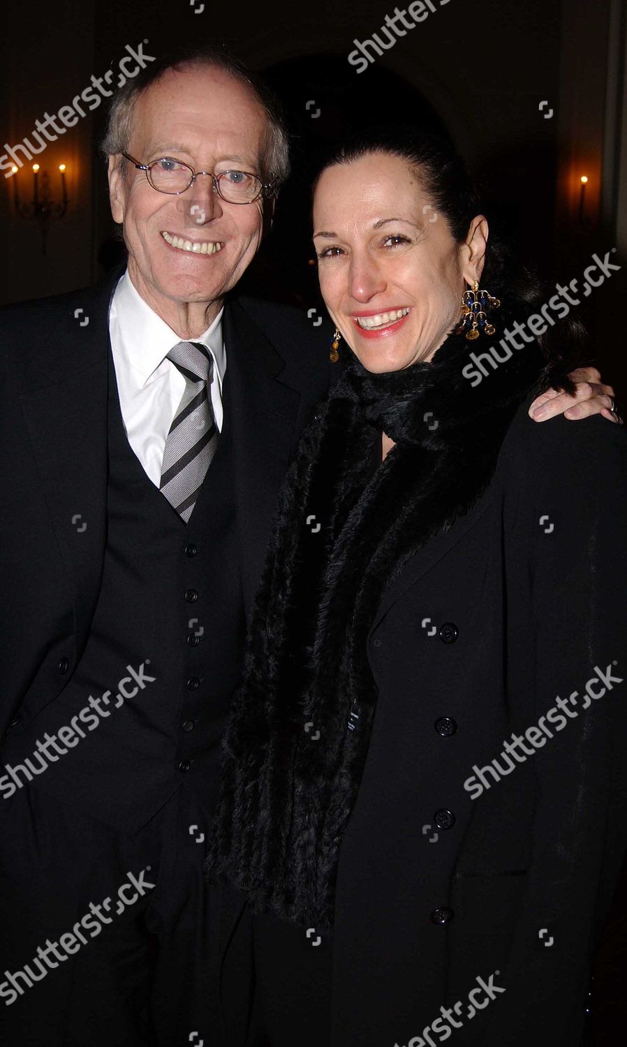 Composer John Barry His Wife Laurie Editorial Stock Photo Stock Image