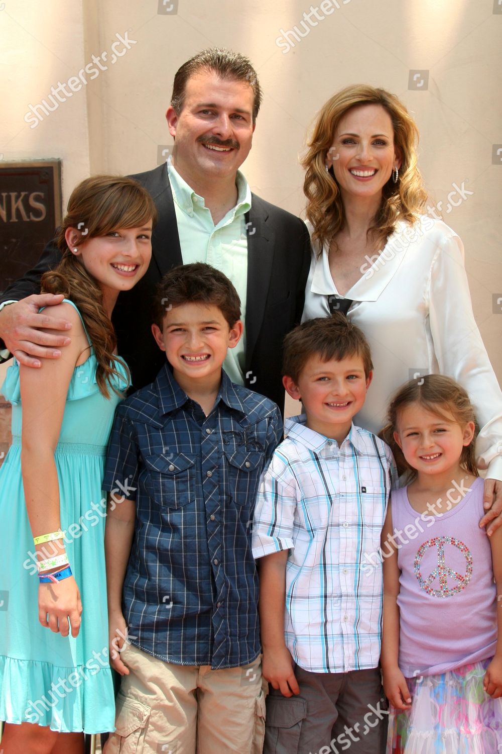 Marlee Matlin Kevin Grandalski Family Editorial Stock Photo - Stock