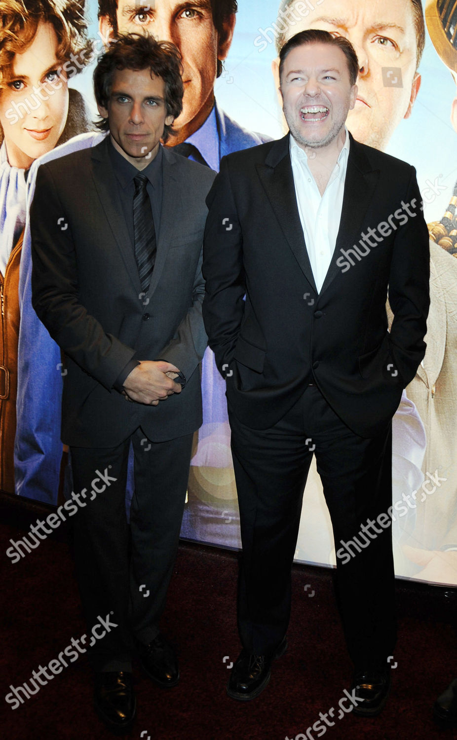 Ben Stiller Ricky Gervais Editorial Stock Photo - Stock Image