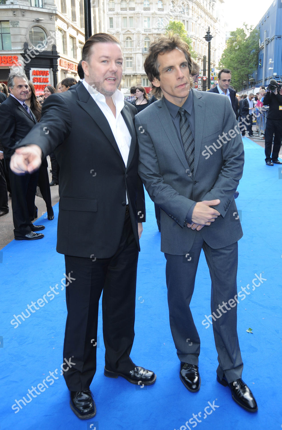 Ricky Gervais Ben Stiller Editorial Stock Photo - Stock Image