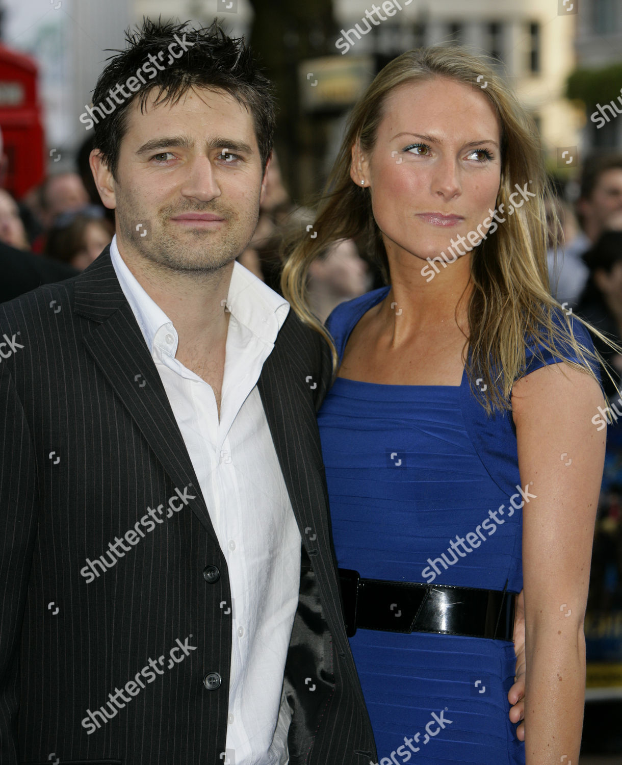 Tom Chambers Wife Clare Harding Editorial Stock Photo - Stock Image ...