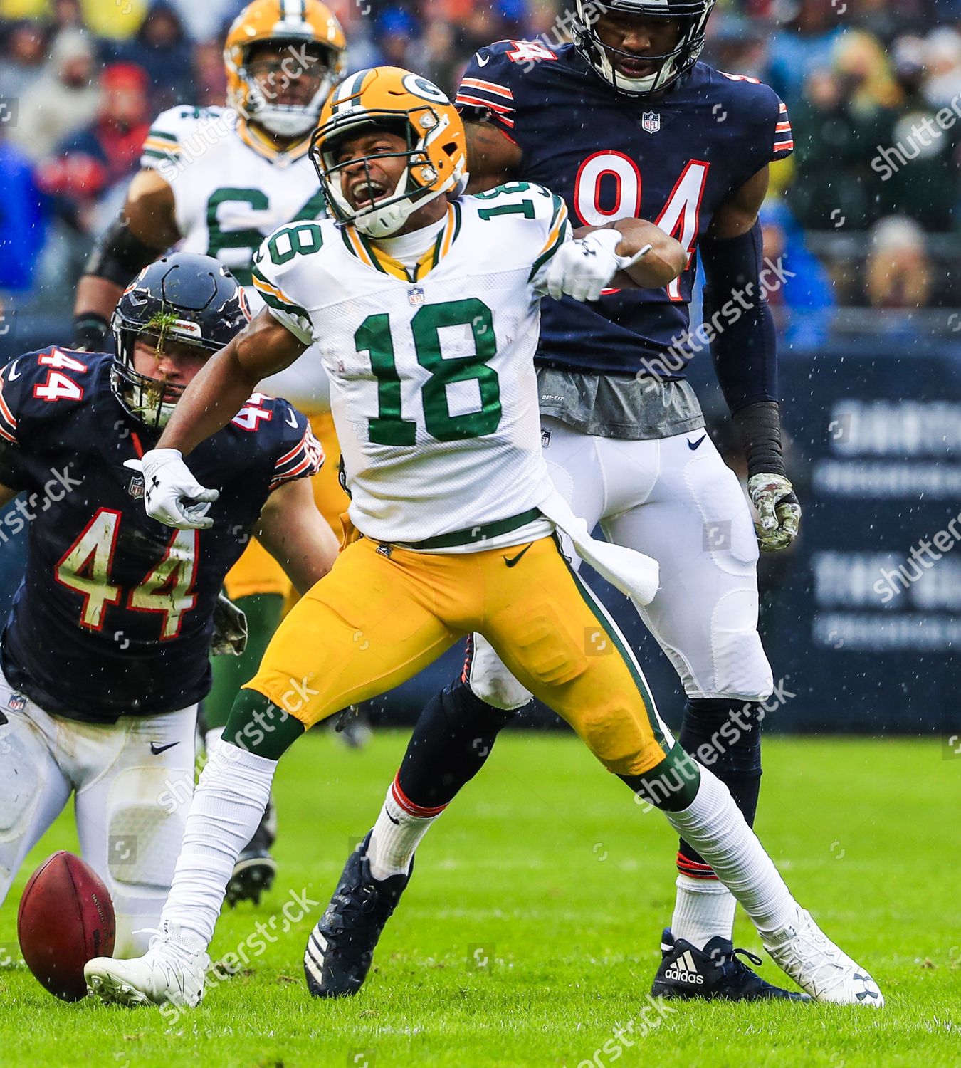 Green Bay Packers Wide Receiver Randall Editorial Stock Photo - Stock Image