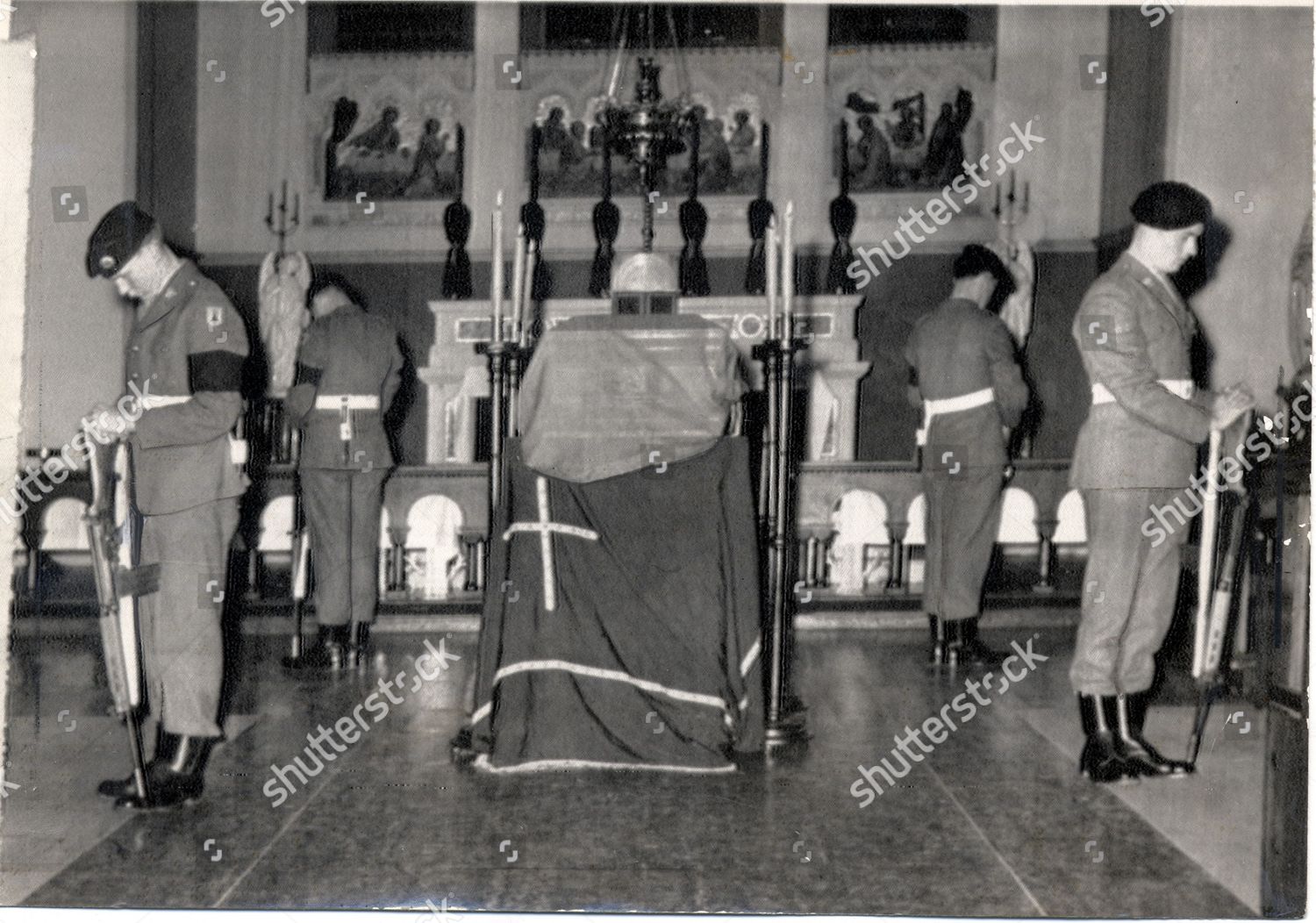 Roger Casements Coffin Lying State Sacred Heart Editorial Stock ...