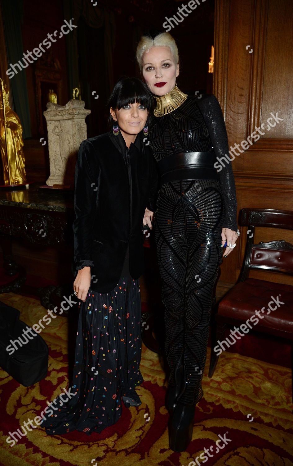 Claudia Winkleman Daphne Guinness Editorial Stock Photo - Stock Image