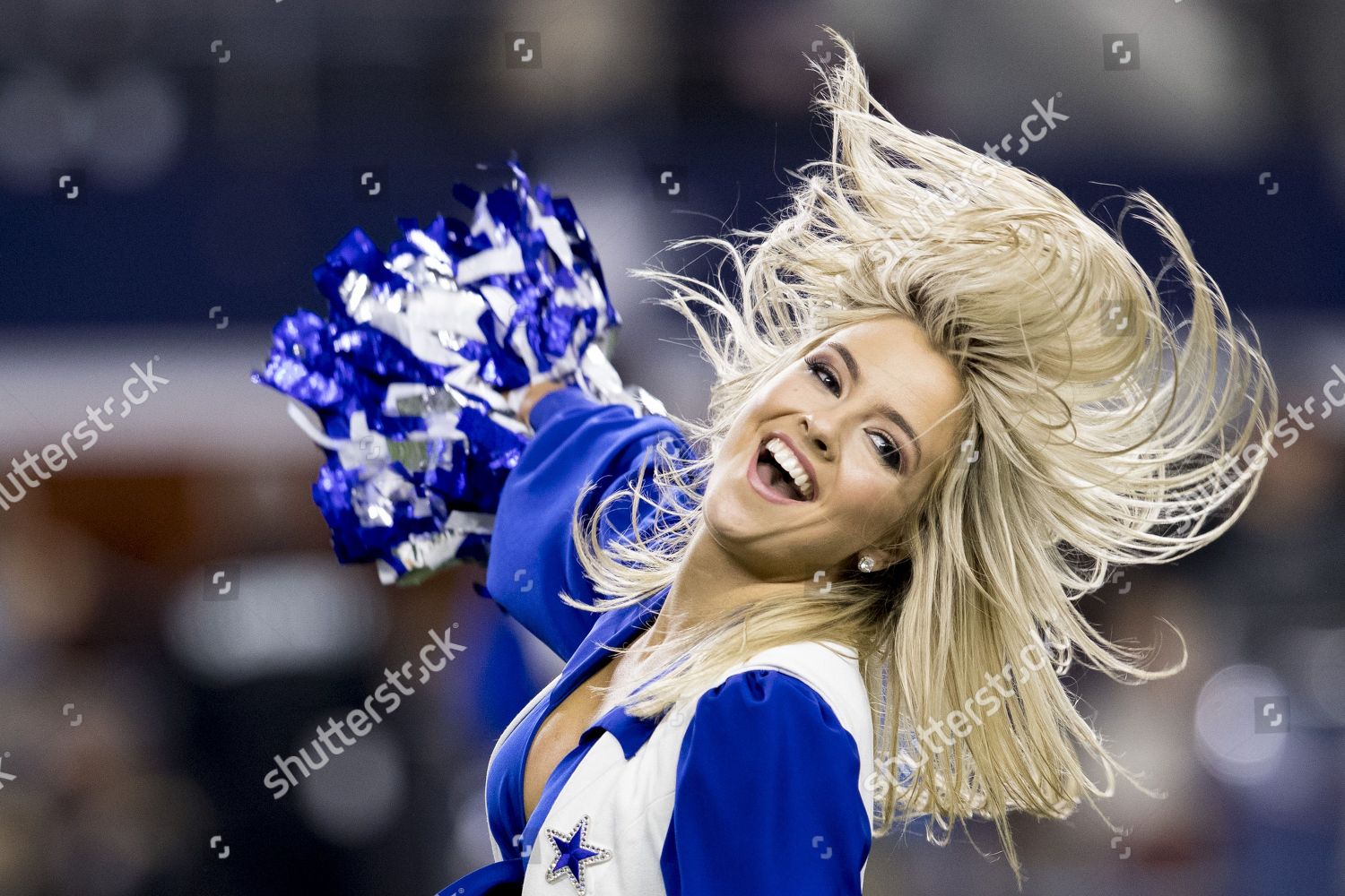 Tara Dallas Cowboys Cheerleaders Performs On Editorial Stock Photo