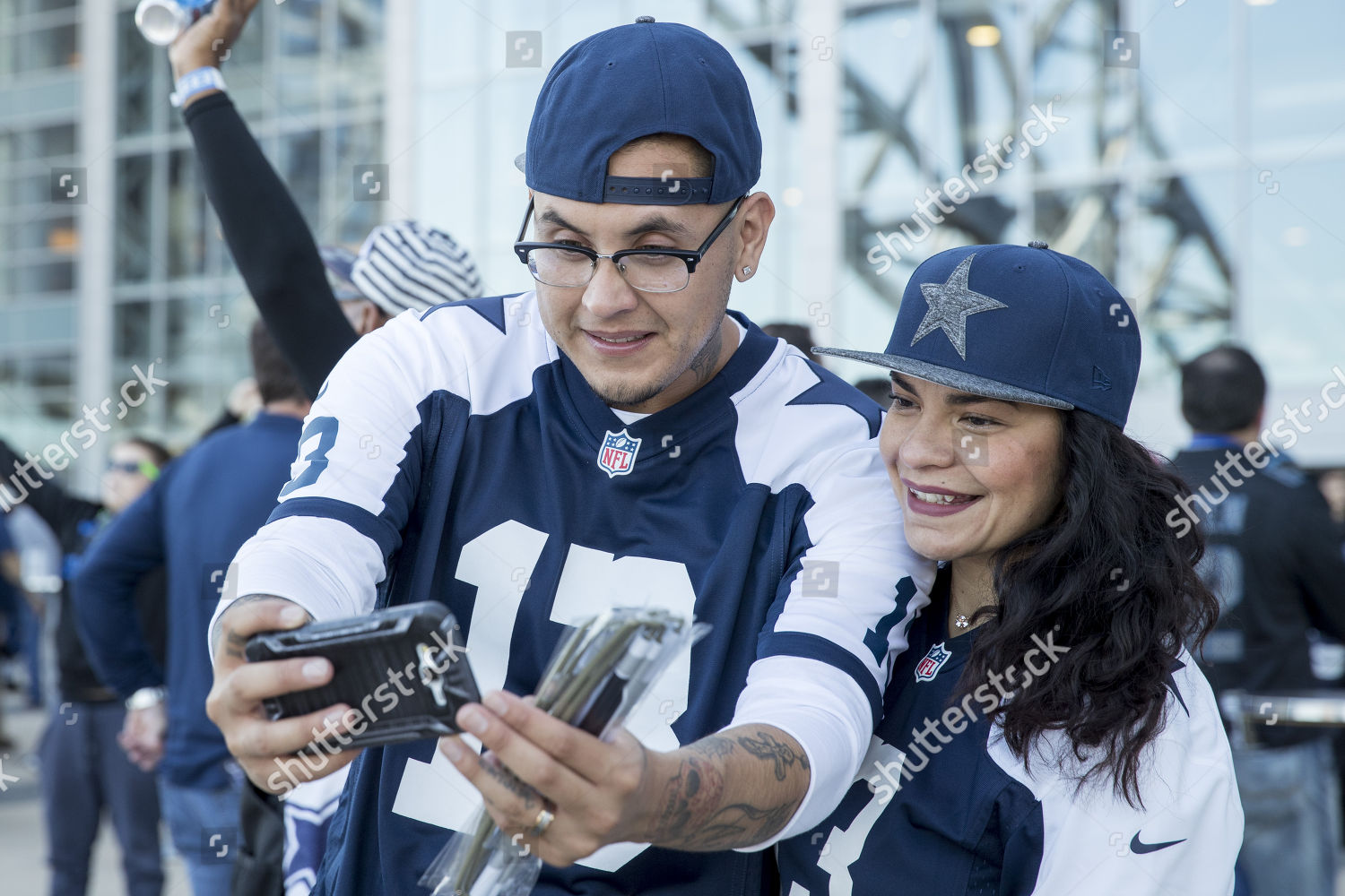 Dallas Cowboys Fans Enjoy Tailgate Editorial Stock Photo - Stock Image