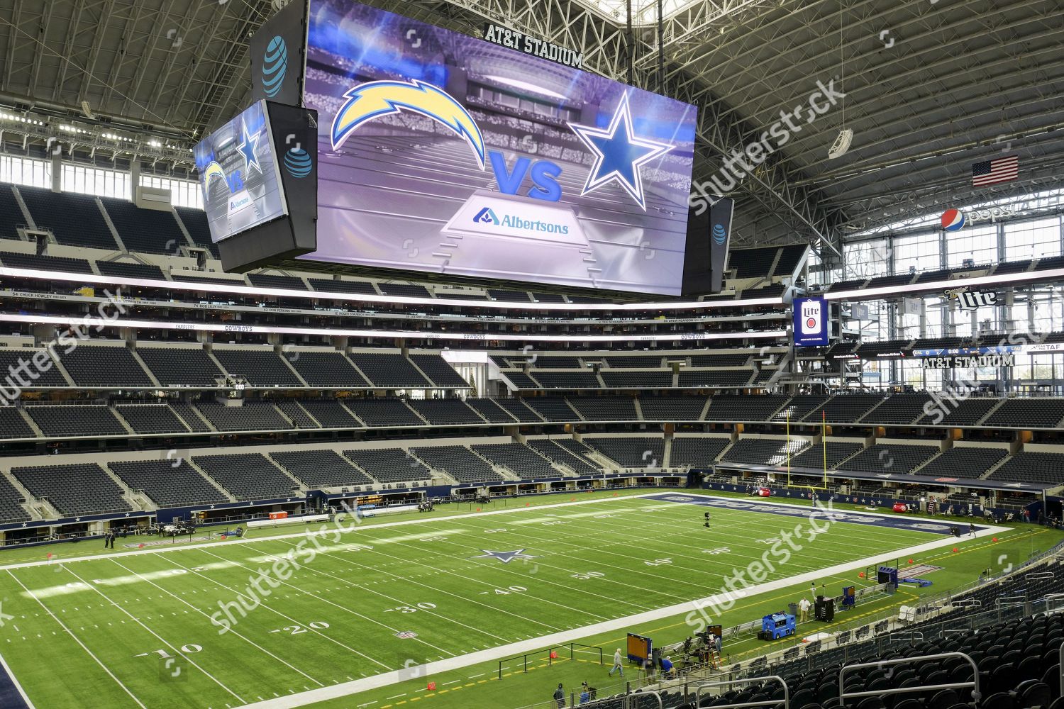 View Inside Att Stadium Ahead Thanksgiving Editorial Stock Photo - Stock  Image