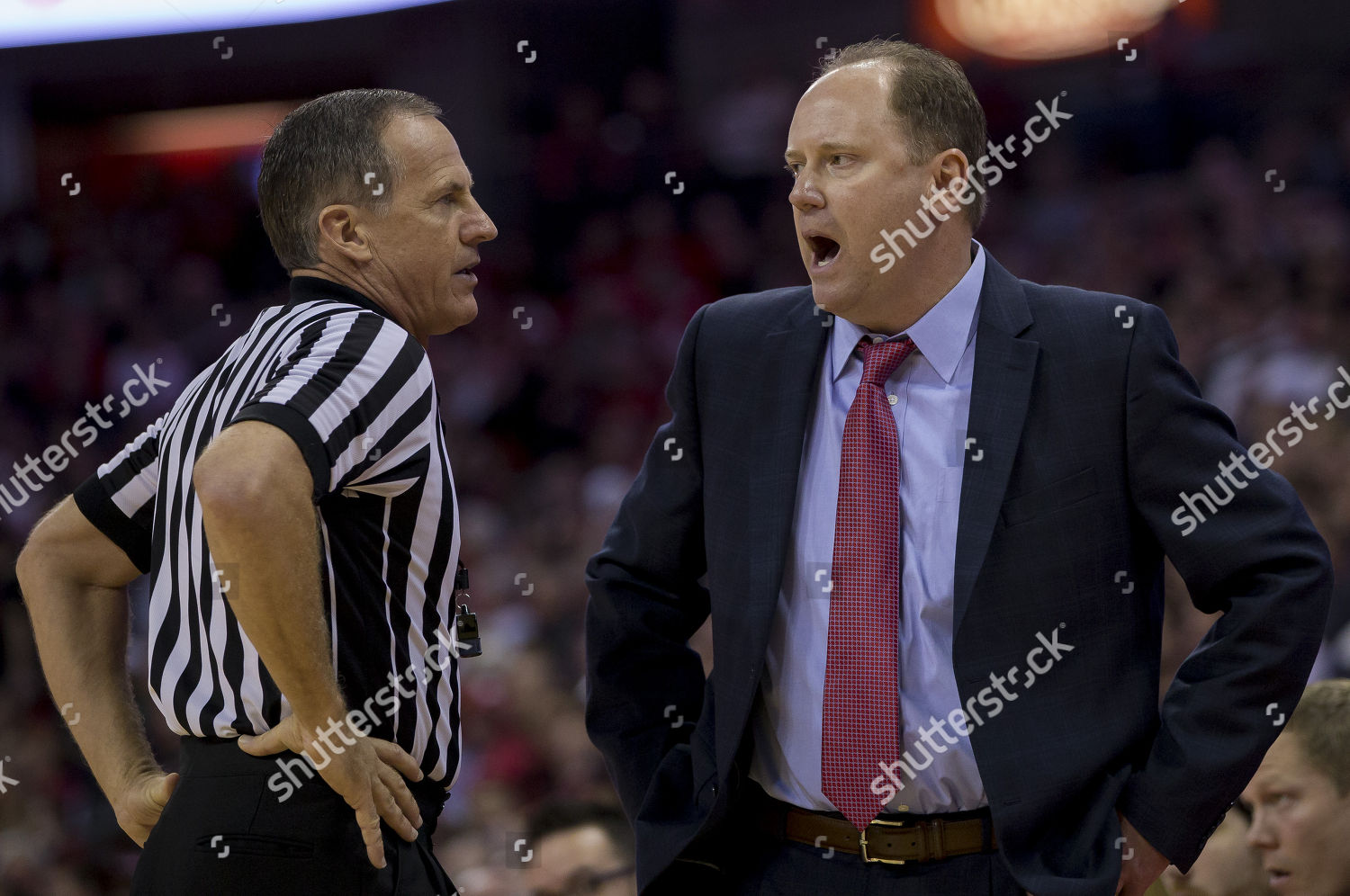 Wisconsin Head Coach Greg Gard Speaks Editorial Stock Photo - Stock ...