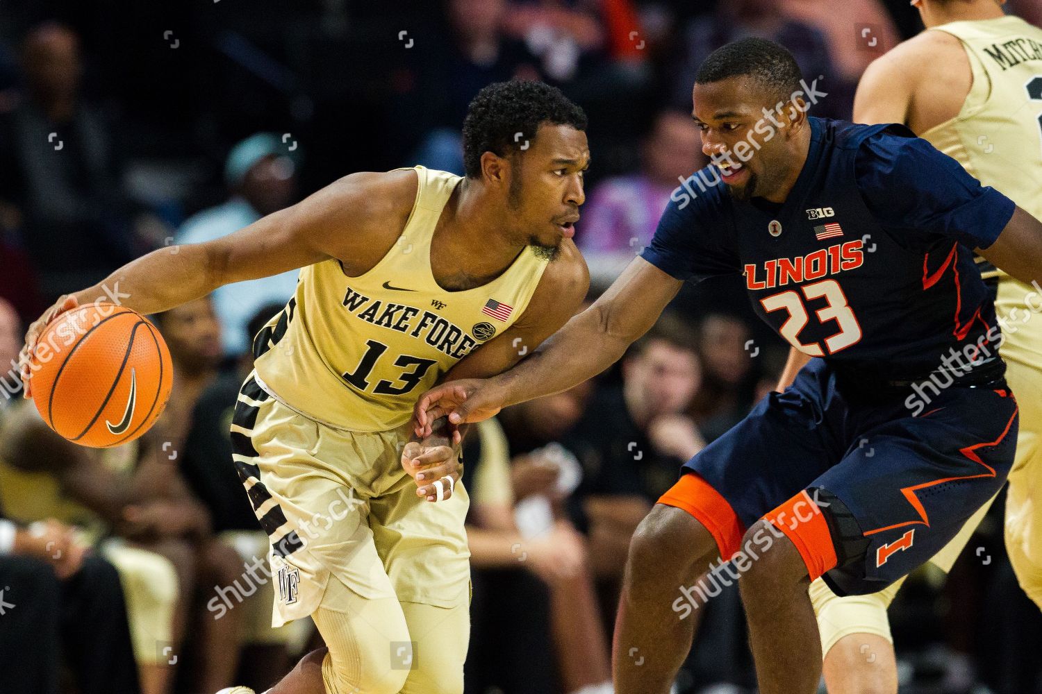 Wake Forest Guard Bryant Crawford 13 Editorial Stock Photo - Stock ...