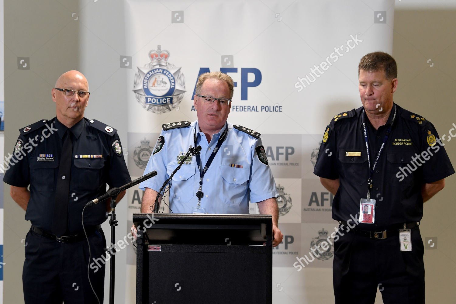 forening Tage af Ælte Australian Federal Police AFP Commander John Beveridge」のエディトリアルストック写真 -  ストック画像 | Shutterstock