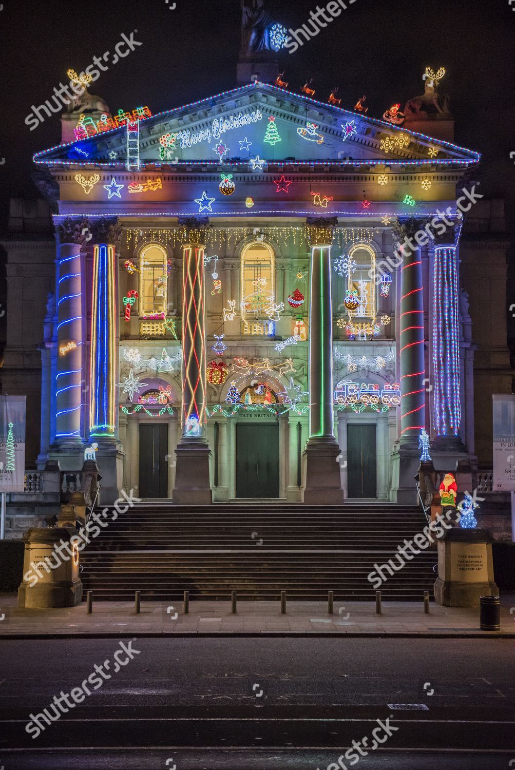 Home Christmas Tate Britain Christmas Commission Editorial Stock Photo