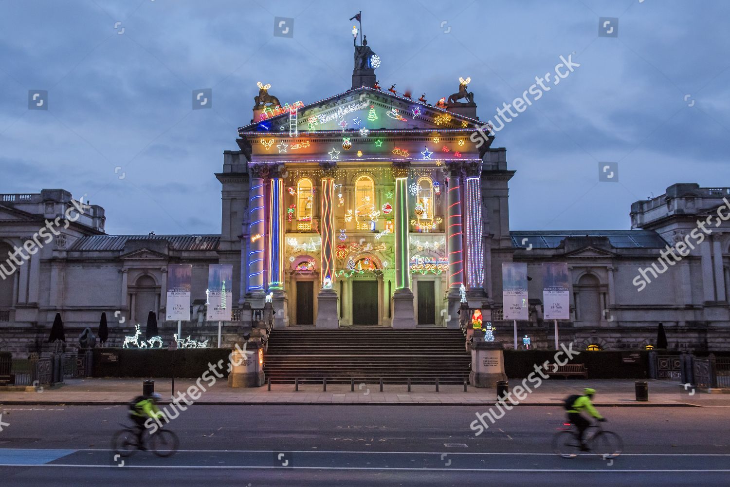 Home Christmas Tate Britain Christmas Commission Editorial Stock Photo