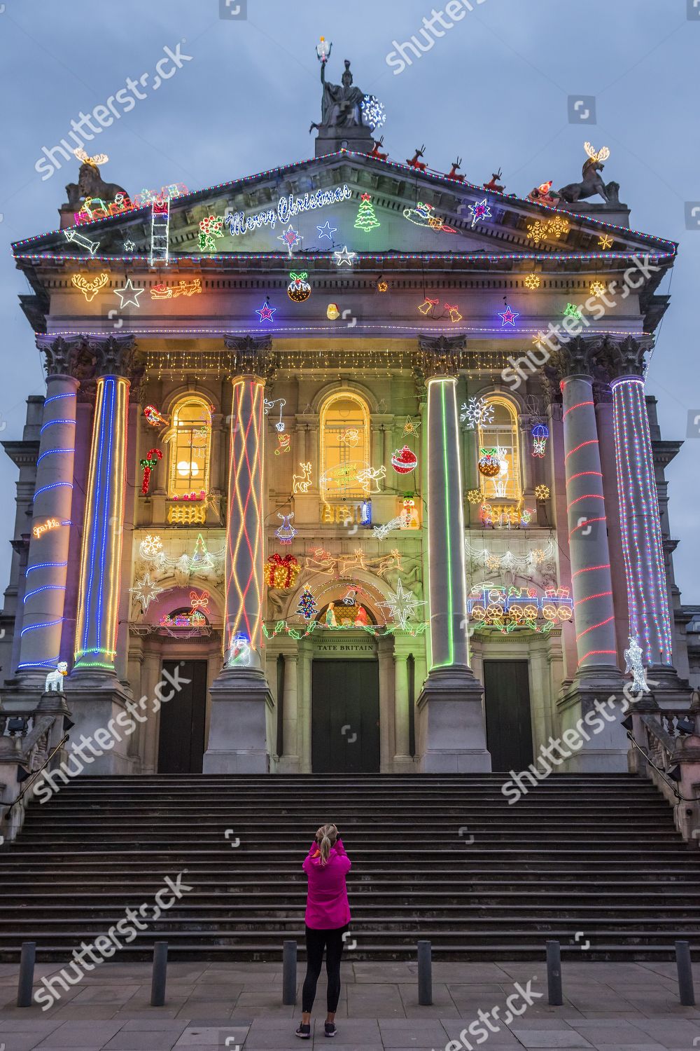 Home Christmas Tate Britain Christmas Commission Editorial Stock Photo