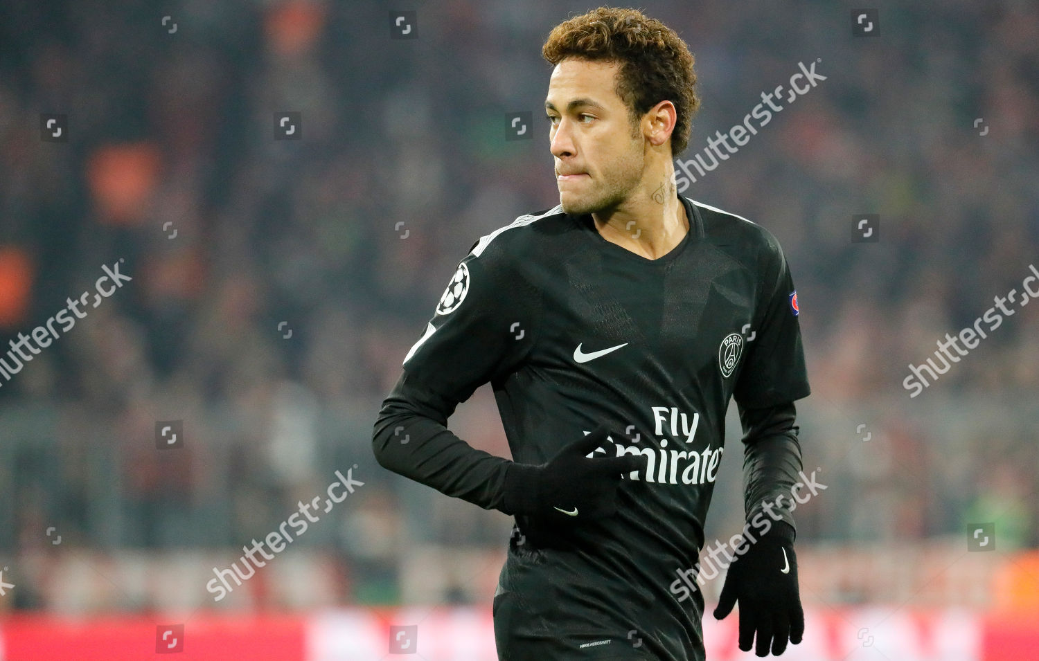 Pariss Neymar Reacts During Uefa Champions League Editorial Stock Photo Stock Image Shutterstock