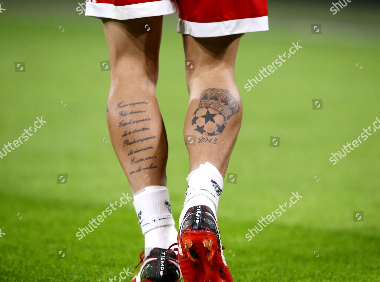 Humble Jordan Henderson gets Champions League trophy tattoo on thigh after  Liverpool triumph  The Irish Sun