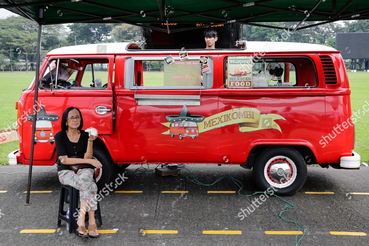 Volkswagen Kombi Turned Into Food Truck 32nd Editorial Stock