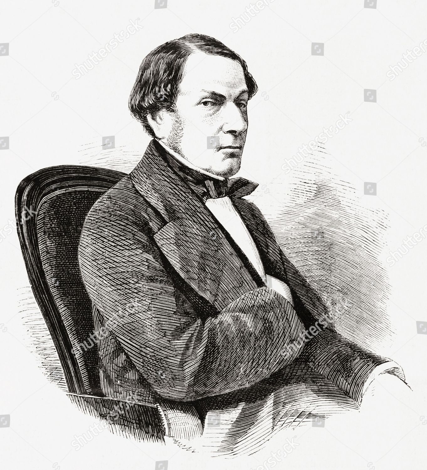 Achille Fould 1800 1867 French Financier Editorial Stock Photo Stock