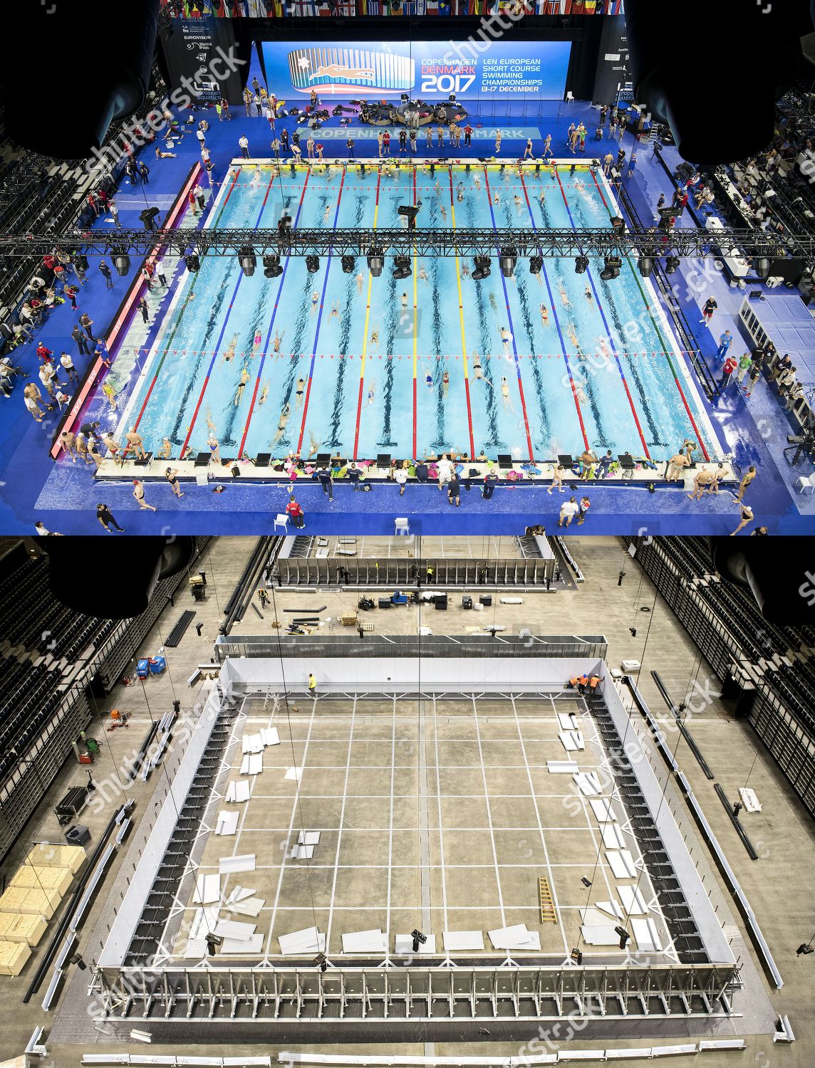 Slime mørkere Asien composite picture shows competition pool Royal Arena Editorial Stock Photo  - Stock Image | Shutterstock